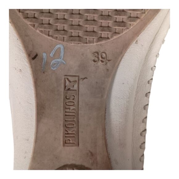 Pikolinos Mary Jane Flats White Multi Leather Closed Toe Women's 39/US 8.5 - 9 - Picture 9 of 9